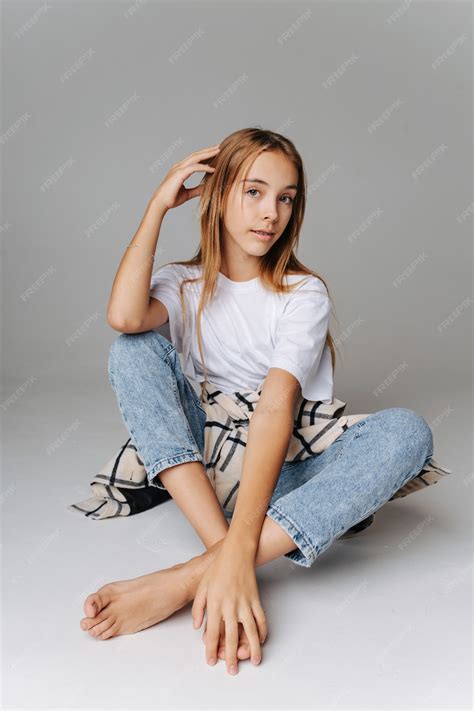 barefoot teenager